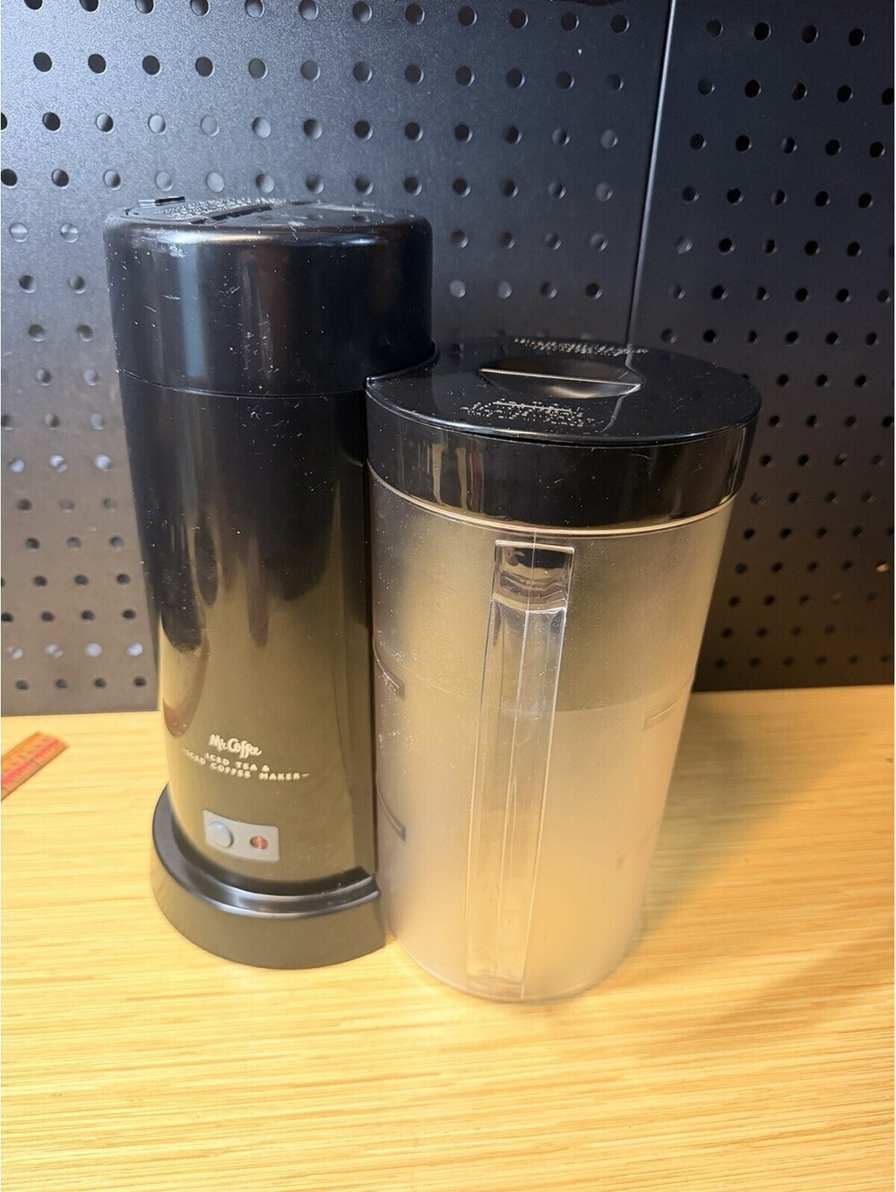 Mr. Coffee 2 QT Iced Tea and Coffee Maker 2-IN-1 Black Model TM1 with Pitcher